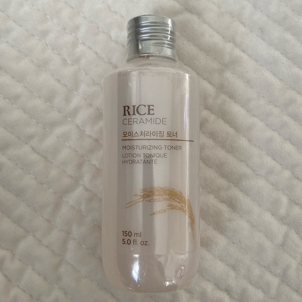 The Face Shop Rice Ceramide Moisturizing Toner Rice Extract Korean Skin Care